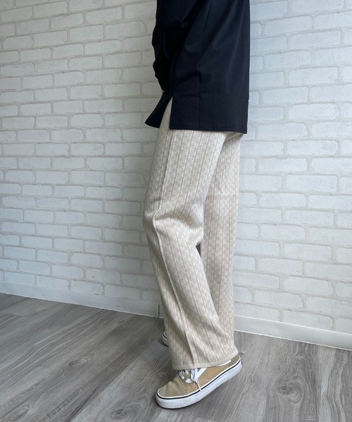 Chiaro（キアロ）の「ジャガードパンツ（その他パンツ・レディース・ベージュ/オリーブ/アイボリー/ブラック・FREE）」の21枚目の写真