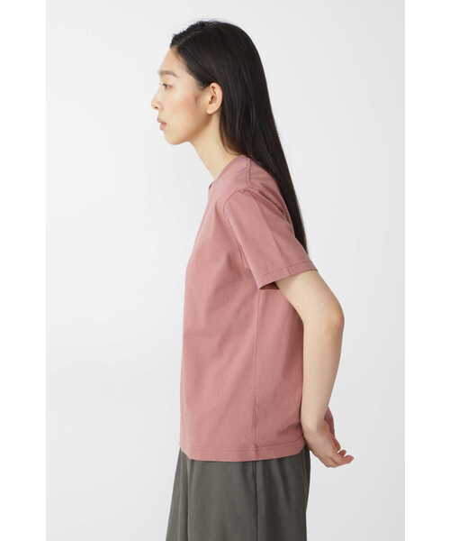 human woman（ヒューマンウーマン）の「◆ラスティック天竺・ロゴＴ（Tシャツ/カットソー・レディース・ピンク/ホワイト/カーキ・MEDIUM）」の13枚目の写真