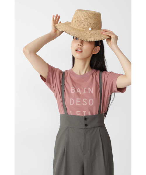 human woman（ヒューマンウーマン）の「◆ラスティック天竺・ロゴＴ（Tシャツ/カットソー・レディース・ピンク/ホワイト/カーキ・MEDIUM）」の17枚目の写真