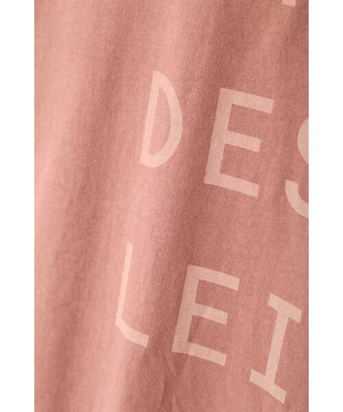 human woman（ヒューマンウーマン）の「◆ラスティック天竺・ロゴＴ（Tシャツ/カットソー・レディース・ピンク/ホワイト/カーキ・MEDIUM）」の19枚目の写真