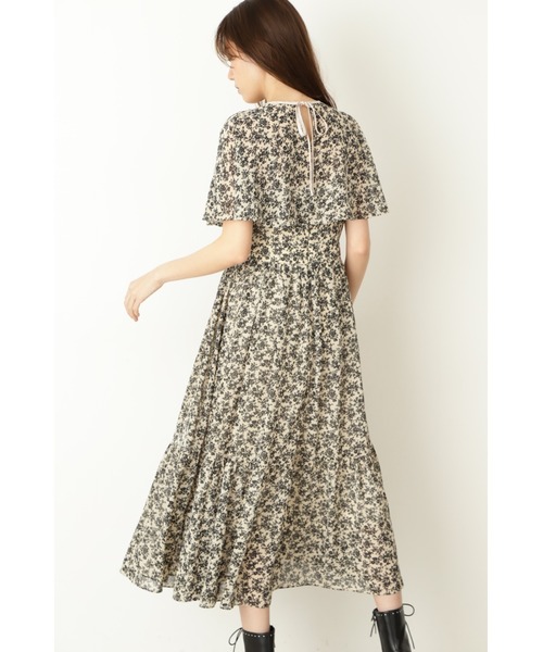 【美品】JILLSTUART シアフローレッツワンピース ブラック　2 JILL STUART（ジルスチュアート）の「◇【WEB限定 サイズ：4
