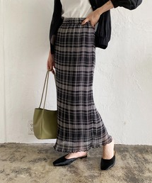 CAPRICIEUX LE'MAGE | チェックプリーツスカート(スカート)