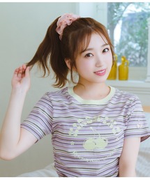 『KIRSH X YABUKI NAKO』UNBALANCE CHERRY T-SHIRT/アンバランス チェリーデザイン 半袖Tシャツ