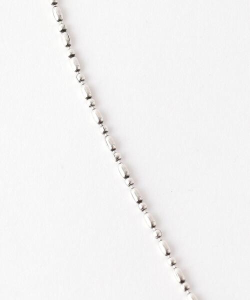 PHILIPPE AUDIBERT（フィリップ オーディベール）の「【別注】＜PHILIPPE AUDIBERT（フィリップオーディベール）＞メタルビーズ ネックレス（ネックレス・レディース・シルバー・FREE）」の4枚目の写真