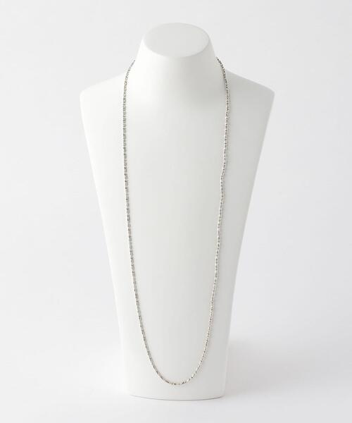 PHILIPPE AUDIBERT（フィリップ オーディベール）の「【別注】＜PHILIPPE AUDIBERT（フィリップオーディベール）＞メタルビーズ ネックレス（ネックレス・レディース・シルバー・FREE）」の7枚目の写真