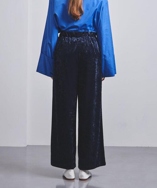 UNITED ARROWS（ユナイテッドアローズ）の「＜UNITED ARROWS＞PE ベロア イージーパンツ G（その他パンツ・レディース・ブラック/ネイビー・38/36）」の10枚目の写真