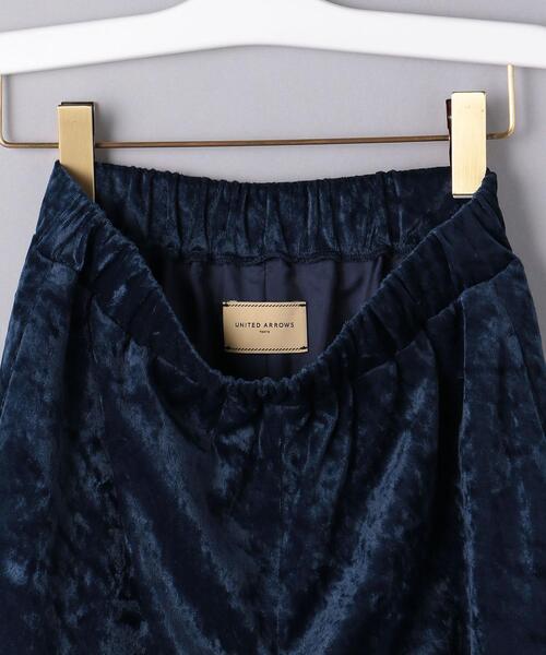 UNITED ARROWS（ユナイテッドアローズ）の「＜UNITED ARROWS＞PE ベロア イージーパンツ G（その他パンツ・レディース・ブラック/ネイビー・38/36）」の11枚目の写真