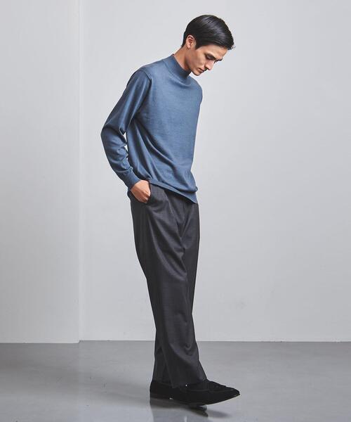 Camoshita(カモシタ)の「<Camoshita(カモシタ)> モックネック プルオーバー(ニット/セーター・メンズ・ピンク/モカ/ロイヤルブルー・S/L/M)」の8枚目の写真