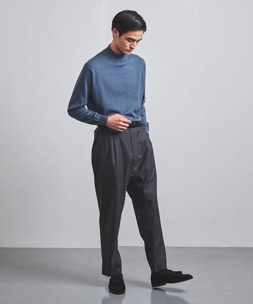 Camoshita(カモシタ)の「<Camoshita(カモシタ)> モックネック プルオーバー(ニット/セーター・メンズ・ピンク/モカ/ロイヤルブルー・S/L/M)」の9枚目の写真