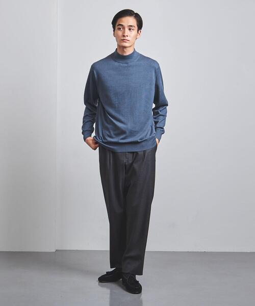 Camoshita(カモシタ)の「<Camoshita(カモシタ)> モックネック プルオーバー(ニット/セーター・メンズ・ピンク/モカ/ロイヤルブルー・S/L/M)」の10枚目の写真