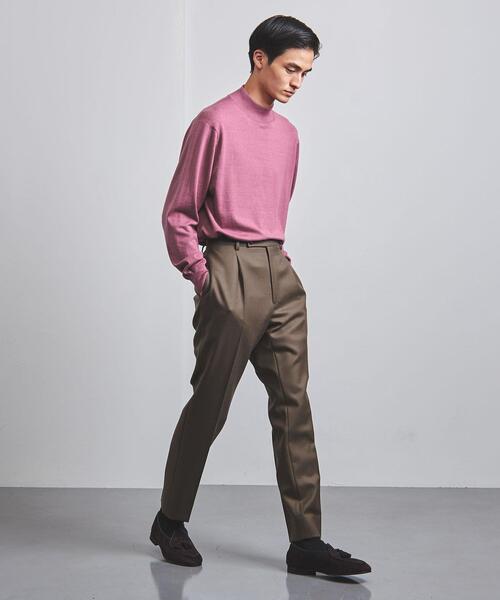 Camoshita(カモシタ)の「<Camoshita(カモシタ)> モックネック プルオーバー(ニット/セーター・メンズ・ピンク/モカ/ロイヤルブルー・S/L/M)」の16枚目の写真