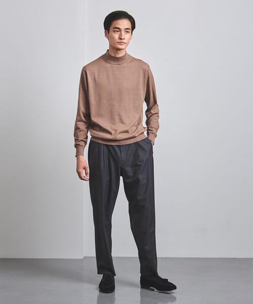 Camoshita(カモシタ)の「<Camoshita(カモシタ)> モックネック プルオーバー(ニット/セーター・メンズ・ピンク/モカ/ロイヤルブルー・S/L/M)」の18枚目の写真