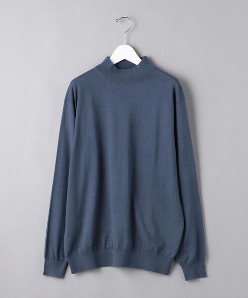 Camoshita(カモシタ)の「<Camoshita(カモシタ)> モックネック プルオーバー(ニット/セーター・メンズ・ピンク/モカ/ロイヤルブルー・S/L/M)」の20枚目の写真