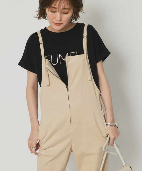 RIVE DROITE（リヴドロワ）の「シンプルな中にも今っぽさを感じさせる　ターンバックロゴカットソー（Tシャツ/カットソー・レディース・ブラック/オフホワイト・FREE）」の5枚目の写真