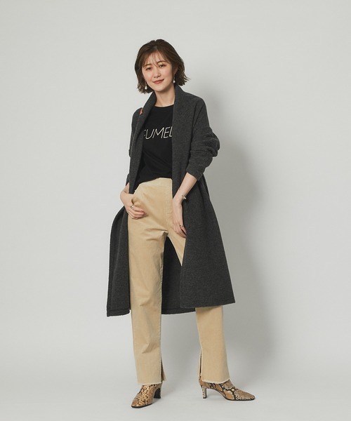 RIVE DROITE（リヴドロワ）の「シンプルな中にも今っぽさを感じさせる　ターンバックロゴカットソー（Tシャツ/カットソー・レディース・ブラック/オフホワイト・FREE）」の13枚目の写真