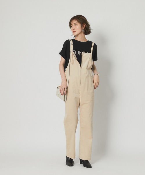 RIVE DROITE（リヴドロワ）の「シンプルな中にも今っぽさを感じさせる　ターンバックロゴカットソー（Tシャツ/カットソー・レディース・ブラック/オフホワイト・FREE）」の16枚目の写真