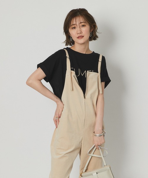 RIVE DROITE（リヴドロワ）の「シンプルな中にも今っぽさを感じさせる　ターンバックロゴカットソー（Tシャツ/カットソー・レディース・ブラック/オフホワイト・FREE）」の15枚目の写真