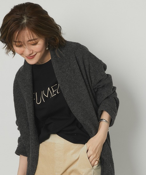 RIVE DROITE（リヴドロワ）の「シンプルな中にも今っぽさを感じさせる　ターンバックロゴカットソー（Tシャツ/カットソー・レディース・ブラック/オフホワイト・FREE）」の19枚目の写真