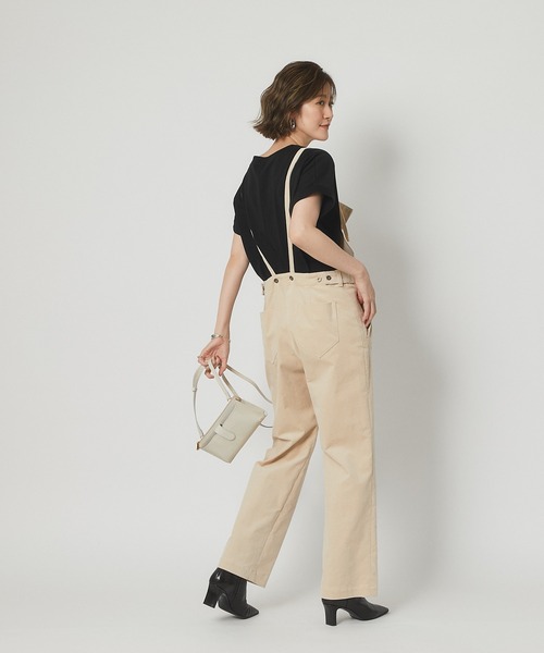 RIVE DROITE（リヴドロワ）の「シンプルな中にも今っぽさを感じさせる　ターンバックロゴカットソー（Tシャツ/カットソー・レディース・ブラック/オフホワイト・FREE）」の17枚目の写真