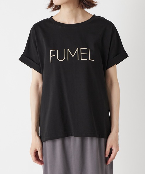 RIVE DROITE（リヴドロワ）の「シンプルな中にも今っぽさを感じさせる　ターンバックロゴカットソー（Tシャツ/カットソー・レディース・ブラック/オフホワイト・FREE）」の20枚目の写真