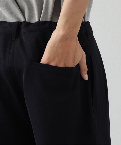 JOURNAL STANDARD（ジャーナルスタンダード）の「ストレッチカルゼ インタックイージーパンツ（その他パンツ・メンズ・ブラック/ネイビー/アーミー・MEDIUM/LARGE）」の4枚目の写真