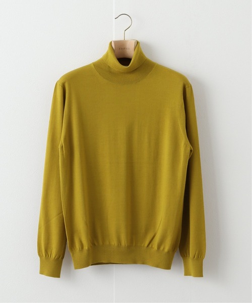 EDIFICE（エディフィス）の「16ゲージ タートルネックプルオーバーニット（ニット/セーター・メンズ・ブラック/ナチュラル/ネイビー/グレー/ブラウン/ブルー系その他/グリーン系その他/ブルー/ホワイト×ホワイト/ブラウン系その他/イエロー系その他・X-LARGE/SMALL/LARGE/MEDIUM）」の11枚目の写真