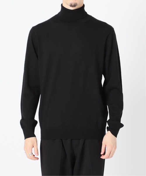 EDIFICE（エディフィス）の「16ゲージ タートルネックプルオーバーニット（ニット/セーター・メンズ・ブラック/ナチュラル/ネイビー/グレー/ブラウン/ブルー系その他/グリーン系その他/ブルー/ホワイト×ホワイト/ブラウン系その他/イエロー系その他・X-LARGE/SMALL/LARGE/MEDIUM）」の22枚目の写真