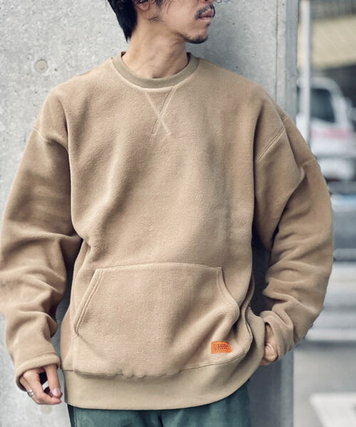 UNIVERSAL OVERALL（ユニバーサルオーバーオール）の「【UNIVERSAL OVERALL/ユニバーサル オーバーオール】別注 POLARTEC 200 FLEECE（スウェット・メンズ・ブラック/ベージュ/オリーブ・LL/M/L）」の19枚目の写真