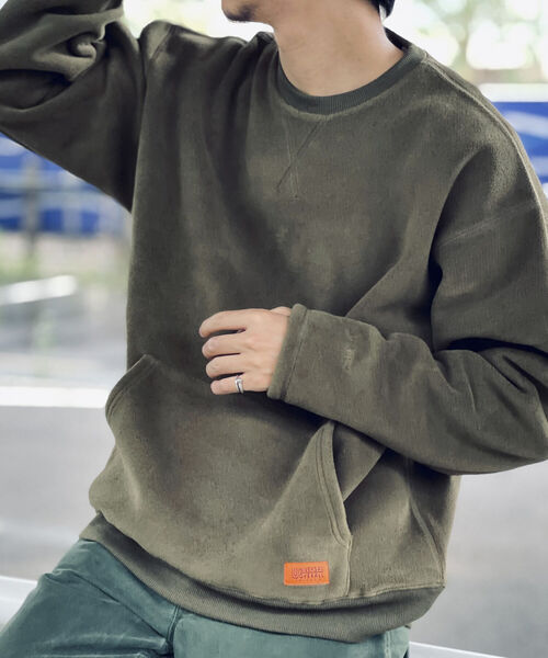 UNIVERSAL OVERALL（ユニバーサルオーバーオール）の「【UNIVERSAL OVERALL/ユニバーサル オーバーオール】別注 POLARTEC 200 FLEECE（スウェット・メンズ・ブラック/ベージュ/オリーブ・LL/M/L）」の17枚目の写真