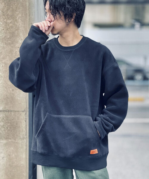 UNIVERSAL OVERALL（ユニバーサルオーバーオール）の「【UNIVERSAL OVERALL/ユニバーサル オーバーオール】別注 POLARTEC 200 FLEECE（スウェット・メンズ・ブラック/ベージュ/オリーブ・LL/M/L）」の13枚目の写真