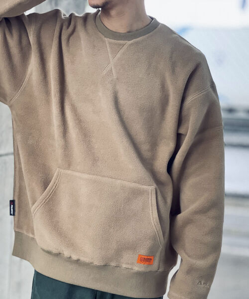 UNIVERSAL OVERALL（ユニバーサルオーバーオール）の「【UNIVERSAL OVERALL/ユニバーサル オーバーオール】別注 POLARTEC 200 FLEECE（スウェット・メンズ・ブラック/ベージュ/オリーブ・LL/M/L）」の10枚目の写真