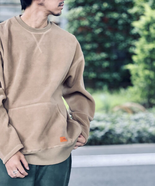 UNIVERSAL OVERALL（ユニバーサルオーバーオール）の「【UNIVERSAL OVERALL/ユニバーサル オーバーオール】別注 POLARTEC 200 FLEECE（スウェット・メンズ・ブラック/ベージュ/オリーブ・LL/M/L）」の9枚目の写真