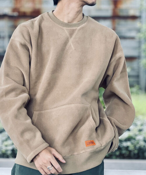 UNIVERSAL OVERALL（ユニバーサルオーバーオール）の「【UNIVERSAL OVERALL/ユニバーサル オーバーオール】別注 POLARTEC 200 FLEECE（スウェット・メンズ・ブラック/ベージュ/オリーブ・LL/M/L）」の8枚目の写真