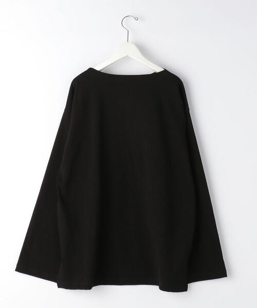 green label relaxing（グリーンレーベルリラクシング）の「OLT＜green label relaxing＞GIZA バスク ソリッド 長袖 カットソー（Tシャツ/カットソー・メンズ・ホワイト/ブラック・S/M/L/XL）」の12枚目の写真