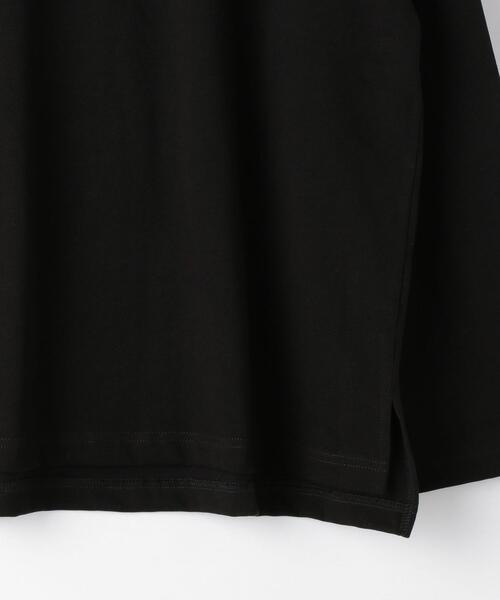 green label relaxing（グリーンレーベルリラクシング）の「OLT＜green label relaxing＞GIZA バスク ソリッド 長袖 カットソー（Tシャツ/カットソー・メンズ・ホワイト/ブラック・S/M/L/XL）」の14枚目の写真