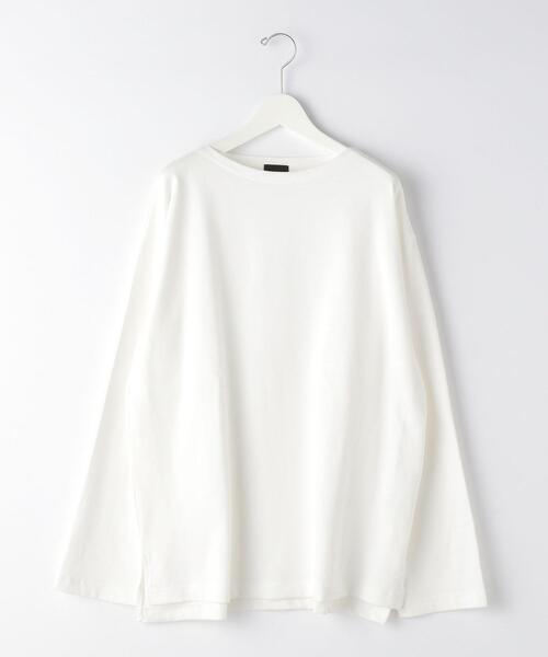 green label relaxing（グリーンレーベルリラクシング）の「OLT＜green label relaxing＞GIZA バスク ソリッド 長袖 カットソー（Tシャツ/カットソー・メンズ・ホワイト/ブラック・S/M/L/XL）」の16枚目の写真