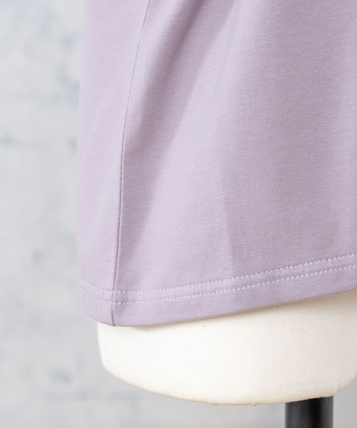 Rewde(ルゥデ)の「ボリュームスリーブプルオーバー(1R15-08196)(Tシャツ/カットソー・レディース・ホワイト/ブラック/スモークピンク・M)」の12枚目の写真