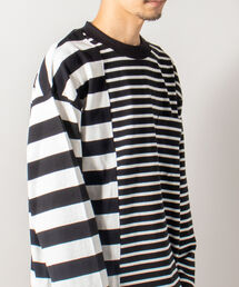 GLOSTER | 【GLOSTER/グロスター】SWITCH BORDER ロングスリーブTシャツ(Tシャツ/カットソー)