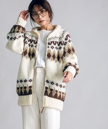 STYLEDOOR | ジャガードカウチンニットCT(カーディガン/ボレロ)