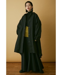 美品 HeRIN.CYE ラウンドボディウールコートジャケットステンカラーコート HeRIN.CYE（ヘリンドットサイ）｜レディースのステンカラー