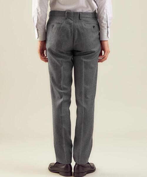 green label relaxing（グリーンレーベルリラクシング）の「＜green label relaxing＞REDA ACTIVE フラノ無地 マジコン スラックス（スラックス・メンズ・グレー/ブラック・L/S/M/XL）」の10枚目の写真