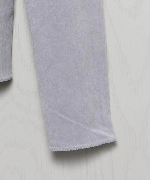 H　BEAUTY&YOUTH UNITED ARROWS（エイチビューティーアンドユースユナイテッドアローズ）の「＜H＞VELOR MOTIF LONG SLEEVE PULLOVER/カットソー◆（Tシャツ/カットソー・レディース・ブラック/ライトグレー・FREE）」の18枚目の写真