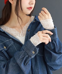 osharewalker | 『ミリオンホットVネックレースロンT』(Tシャツ/カットソー)