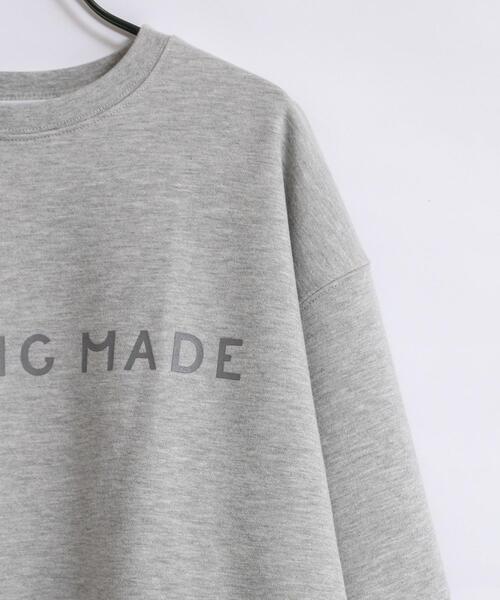 FEELING MADE（フィーリングメイド）の「FEELING MADE ウォームソフトスウェット ロゴプリント プルオーバー<UNISEX>（スウェット・レディース・ブラック/ブラウン/グレー・MEDIUM/LARGE）」の20枚目の写真