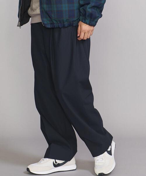 BEAUTY&YOUTH UNITED ARROWS(ビューティーアンドユースユナイテッドアローズ)の「BY ハイツイスト ギャバ 1P ストレートパンツ(その他パンツ・メンズ・オフホワイト/ネイビー/ダークブラウン・XL/L/M/S)」の3枚目の写真