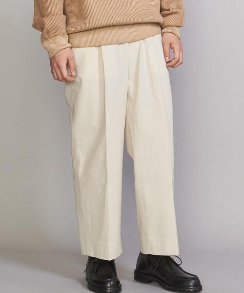 BEAUTY&YOUTH UNITED ARROWS(ビューティーアンドユースユナイテッドアローズ)の「BY ハイツイスト ギャバ 1P ストレートパンツ(その他パンツ・メンズ・オフホワイト/ネイビー/ダークブラウン・XL/L/M/S)」の9枚目の写真