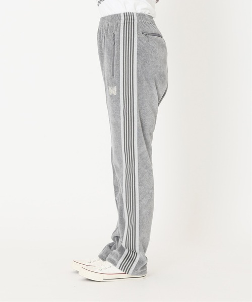 Needles グレー ストレートパンツ　Sサイズ Needles スラックスパンツ Sサイズ グレー - メルカリ