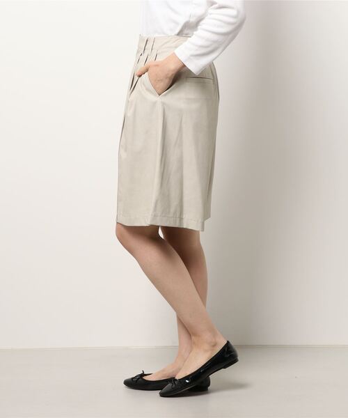 socolla（ソコラ）の「【socolla】フェイクレザーハーフパンツ（その他パンツ・レディース・ブラック/オフホワイト・S/M）」の21枚目の写真