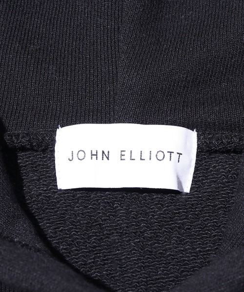 JOHN ELLIOTT（ジョンエリオット）の「JOHN ELLIOTT/ジョンエリオット BEACH HOODIE フーディー カンガルーポケット 無地 定番（パーカー・メンズ・ブラック/ベージュ/ダークグレー・M/L/XL）」の5枚目の写真