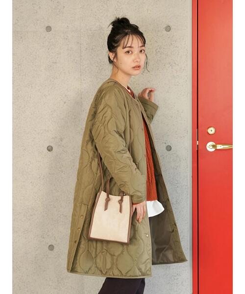 earth music&ecology(アースミュージックアンドエコロジー)の「コーデュロイショルダーバッグ*(ショルダーバッグ・レディース・ブラウン/グリーン/ライトベージュ・FREE)」の9枚目の写真